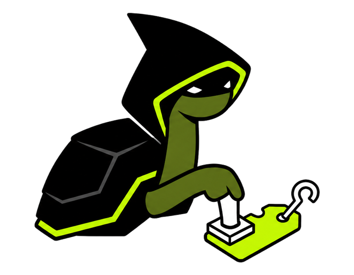 UNSPENT tortoise moving across the loading progress
